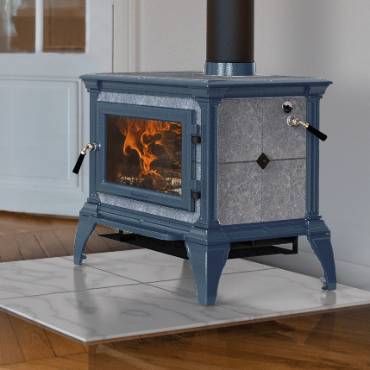 Hearthstone Castleton 1 TruHybrid Wood Heat Stove | Lehman's Hearthstone Wood Stove, Soapstone Wood Stove, Soapstone Stove, Wood Burning Stoves, Wood Stove Cooking, Wood Heat, Wood Stove Fireplace, Cooking Stove, Pellet Stove