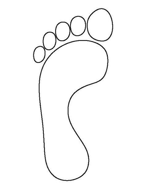 Footprint Template Free Printable, Footprint Template, Footprint Printable, Footprint Stencil, Permainan Kerjasama Tim, Printable Outline, Coloring Crafts, Dinosaur Footprint, Make Tutorial