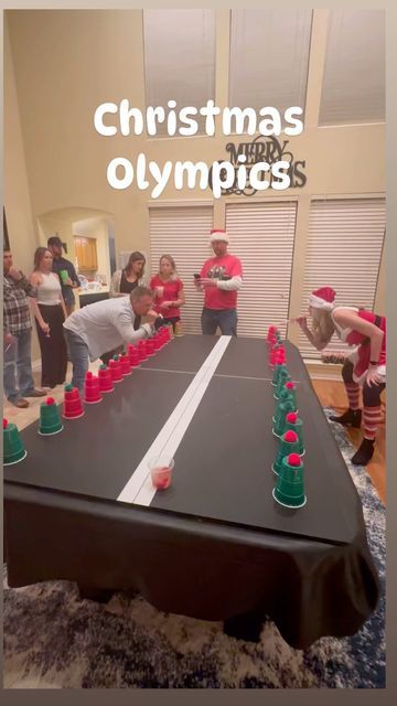 Never_Done_DIY on Instagram: "Gear up for a holly jolly showdown at your next holiday gathering with Christmas Olympics. What games does your family play? What games should we add to Christmas Olympics! 🎅🎄 Get ready to sprint like Santa, throw like champions, and throw bows like elves. Join us in the ultimate festive challenge and let the games begin! 🌟❄️" Gnome Themed Games, Family Christmas Party Game Ideas, Christmas Rally Games, Christmas Olympics Scoreboard, Hilarious Christmas Games For Adults, Tinsel Game Ideas, Indoor Family Olympic Games, Christmas Games For Friends Party Ideas, Christmas Games For Teams