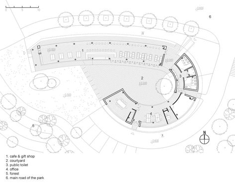 Gallery of Dashun Pavilion / Pro-Form Architects - 12 Pavilion Plans, Park Pavilion, Pavilion Architecture, Interior Design Plan, Pavilion Design, Site Analysis, Plan Drawing, Architectural Drawings, Architectural Details