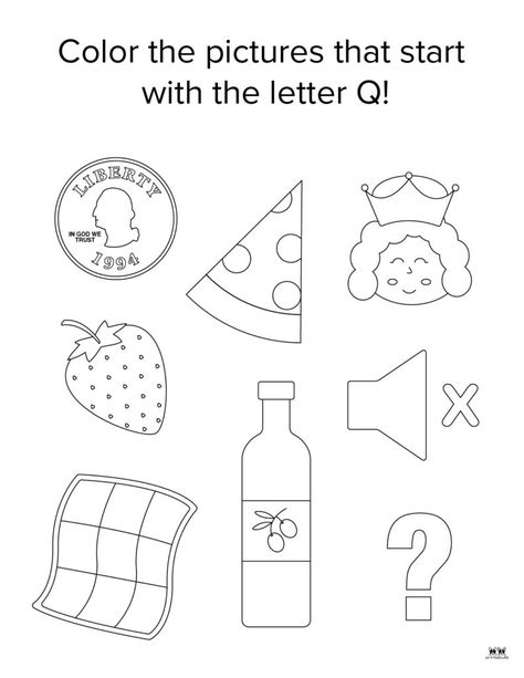 Choose from 50 FREE letter "q" worksheets perfect for your young learner. Worksheets include tracing, coloring, upper and lowercase, and more! Letter Q Worksheets, Abc Activity, Coloring Letters, Alphabet Worksheets Preschool, Abc Activities, Worksheets Preschool, Letter Q, Daycare Crafts, Free Lettering