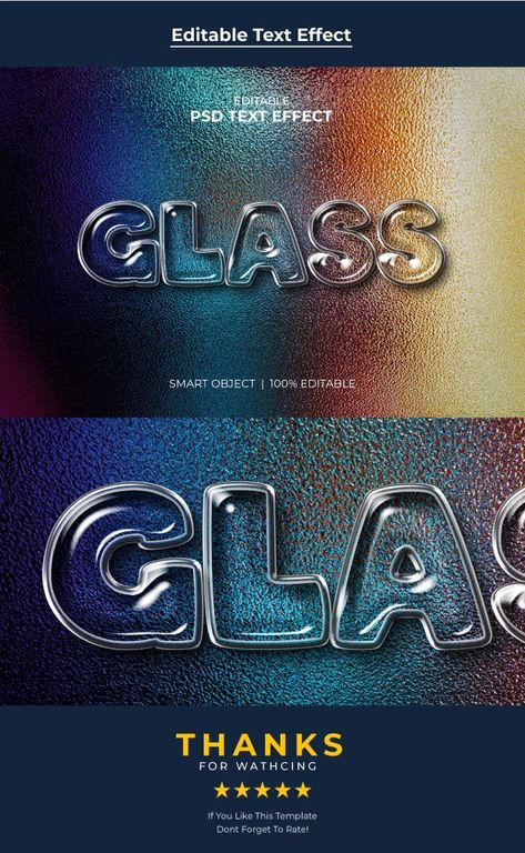 3d Text Effects Photoshop, Glass Effect Photoshop, Water Typography, 3d Text Photoshop, Text Effects Photoshop, 3d Edit, Photoshop Tutorial Text, Text Effect Photoshop, Graphics Tutorial