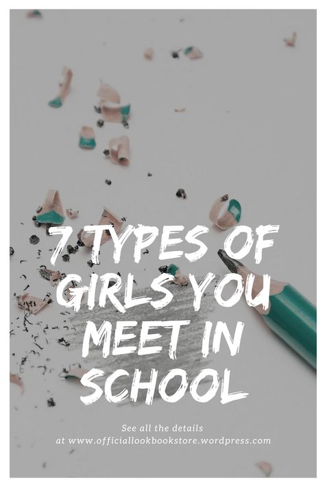 Which crowd do you hang out with? Find out the different kinds of girls you could meet in school https://goo.gl/eEbJQP The Cheerleaders, Fashion Articles, Types Of Girls, Different Kinds, Kinds Of People, What Type, Style Tips, At School, So Beautiful