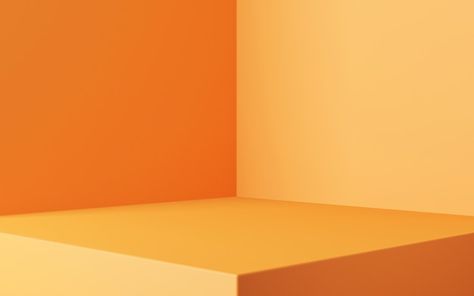 Orange 3d Background, Orange Photo Backdrop, Orange Background Design, Orange Background Aesthetic, Podium Background, Orange Stuff, Orange Backdrop, Empty Background, Halloween Template