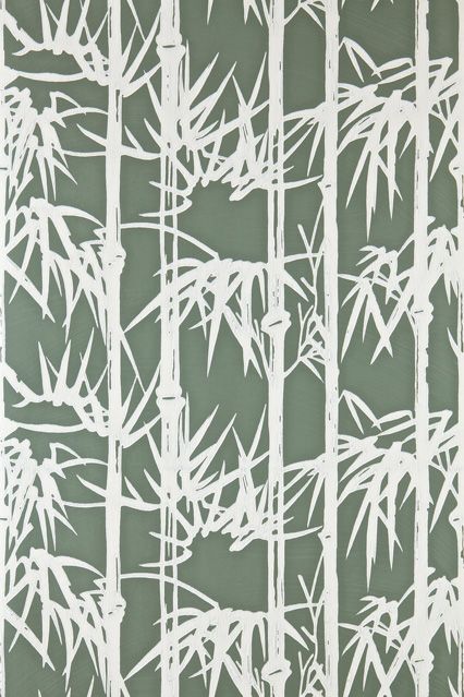 Farrow & Ball Bamboo Wallpaper Ideas & Designs - Living Room & Bedroom (houseandgarden.co.uk) Menu Cover Design, Bamboo Background, Bamboo Wallpaper, Paint Photography, Japanese Print, Farrow And Ball Paint, Farrow And Ball, Spring Prints, Green Theme