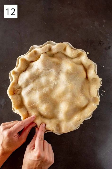 Vintage Pie Crust Recipe, Best Pie Crust Recipe Crisco, Pie Crust Crisco Recipe, Original Crisco Pie Crust Recipe, Pie Crust Using Lard, Cisco Pie Crust Recipe, Pie Crust Recipe Easy Crisco, Single Pie Crust Recipe Crisco, Flaky Pie Crust Recipe Crisco