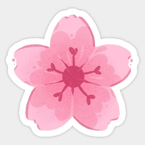 Cherry Blossom Rug, Sakura Flower Sticker, Sakura Stickers Printable, Flower Sticker Printable, Sakura Flower Drawing, Chinese Stickers, Cherry Blossom Printable, Cherry Blossom Png, Sakura Stickers