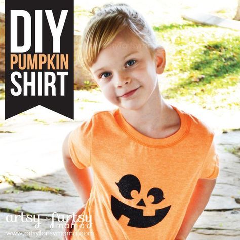 DIY Pumpkin Shirt Pumpkin Shirts Vinyl, Pumpkin Cricut, Diy Kids Shirts, Diy Halloween Shirts, Halloween Fall Crafts, Halloween Pumpkin Diy, Pumpkin Halloween Costume, Shirts Vinyl, Cricut Halloween