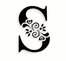 S Designs Letter, Letter S Calligraphy Design, S Font Letter Design, S Alphabet Design, The Letter S Design, Letter S Drawing, S Design Letter, S Letter Design, Fancy Letter S