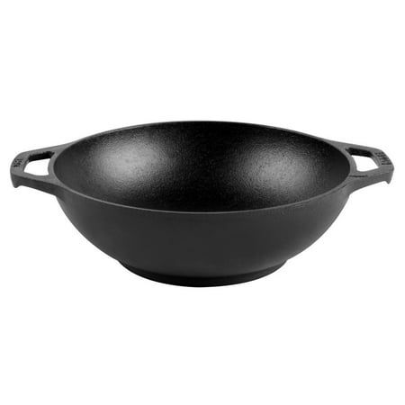 Expertly prepare and serve your oven-to-table appetizers and entrees with this Lodge L9MW 9" pre-seasoned mini cast iron wok! This wok is perfect for making sides or serving sizes of your best Asian cuisine. Built for consistent use, this cast iron wok is perfect for your restaurant, buffet, or hotel. It comes pre-seasoned for a natural, easy-release finish that enables you to cook healthier by limiting the amount of oil needed to prepare each side. Made of durable cast iron, this wok is tough e Mini Cast Iron, Griddles & Grill Pans, Serving Sizes, Cast Iron Grill Pan, Cast Iron Wok, Seasoning Cast Iron, Lodge Cast Iron, Cast Iron Grill, Kamado Joe