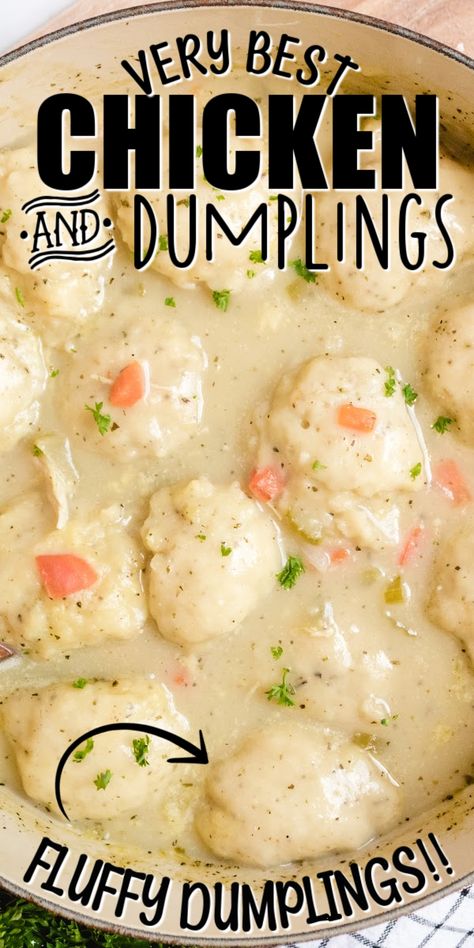 Chicken And Dumplin Recipe, Dumplin Recipe, Best Chicken And Dumplings, Melt In Your Mouth Chicken, Chicken Dumplings Recipe, Chicken And Dumplings Recipe, Homemade Chicken And Dumplings, Crockpot Chicken And Dumplings, Chicken Dumplings