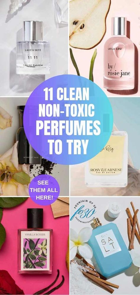 Chemical Free Perfume, Non Toxic Perfume Brands, Non Toxic Home Fragrance, Clean Perfume Scents, Organic Perfume Brands, Nontoxic Perfume, Healthy Perfume, Clean Smelling Perfume, Perfume Alternative