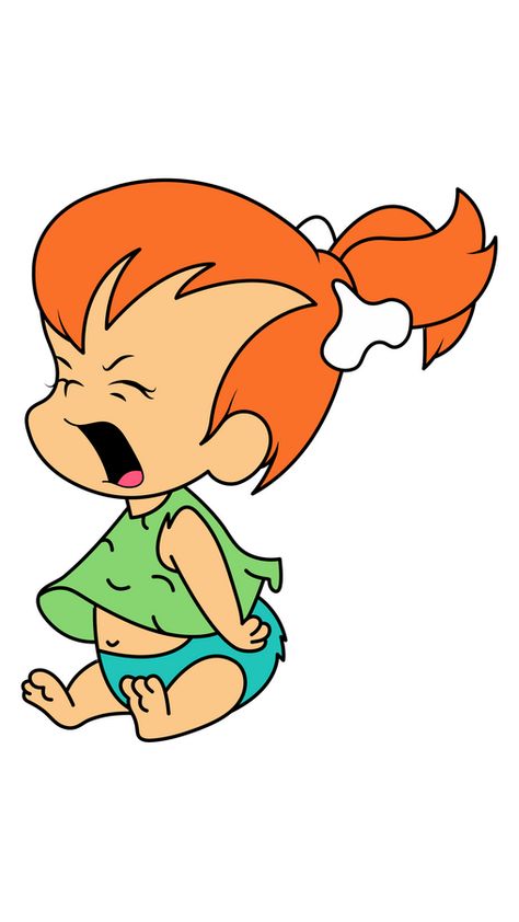 Pebbles Flintstone is a beloved cartoon character, the daughter of Fred and Wilma Flintstone. Pebbles is a central character in the animated television series The Flintstones. This iconic show, which... Flintstone Family, Cartoons Stickers, Flintstones Pebbles, Flintstone Cartoon, Fred And Wilma Flintstone, Linda Belcher, Pebbles Flintstone, Wilma Flintstone, The Flintstones