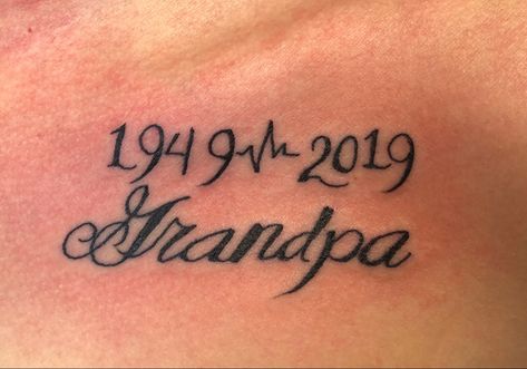 Honoring Tattoos Lost, Passed Grandpa Tattoo, Tattoo Ideas For Lost Grandpa, Tattoos For Lost Grandfather, Tribute Tattoos In Memory Of Grandpa, Tribute To Grandma Tattoo, Tattoo Ideas In Memory Of Grandpa, Papaw Tattoos In Memory Of, Tattoos For Grandpa Passing For Women