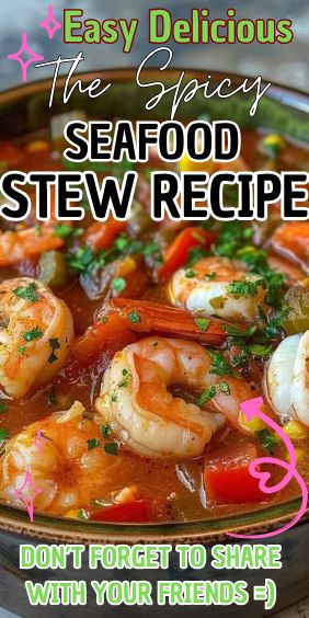 The Spicy Seafood Stew Spicy Fish Stew, Seafood Stew Recipes Simple, Spicy Stew Recipes, Spicy Seafood Stew, Fish Stew Recipes Seafood, Seafood Soups And Stews, Seafood Stew Recipes, Fish Stew Recipes, Fish Dinners