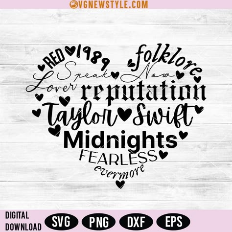 Taylor Swift Eras Tour Cricut, Taylor Swift Eras Tour Svg Free, Svg Taylor Swift, Taylor Swift Svg Files, Free Taylor Swift Svg, Cricut Taylor Swift, Taylor Swift Svg Free, Taylor Swift Cricut Ideas, Taylor Swift Silhouette