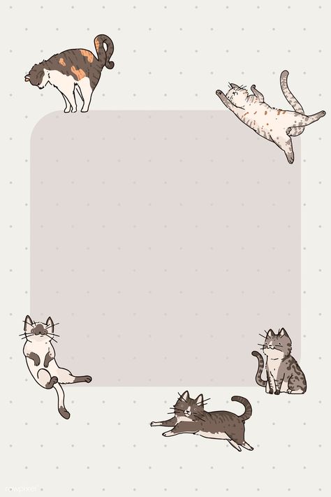 Cat lover pattern note paper template vector | premium image by rawpixel.com / marinemynt Cat Notes Template, Cat Note Paper, Cute Notes Paper, Notes Pad Template, Aesthetic Notepad Template, Note Paper Wallpaper, Aesthetic Note Pad Template, Cute Paper Template, Notes Paper Aesthetic