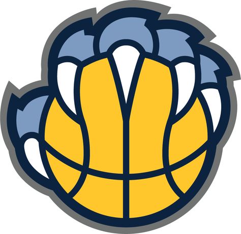 Grizzlies Logo, Memphis Grizzlies Logo, Nba Grizzlies, Logo Outline, Nba Tv, Basketball Ball, Nba Logo, Basketball Design, Basketball Clothes