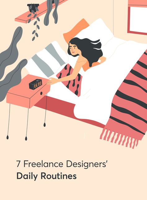 7 Freelance Graphic Designers Share Their Daily Routines. The beauty of freelance life is that it looks different for everyone. As your own boss, you get to dictate your schedule, manage your own time, and figure out what works and what doesn’t work for you as an individual. Today, we hear from seven freelance graphic designers in the Dribbble community. #graphic #designer #inspiration #creative #routine #motivation #goal #success #freelance #branding #digital #print #webdesign Daily Routine Schedule, Admin Work, Work Routine, Productivity Hacks, Blog Template, Own Boss, Article Design, Daily Routines, Design Jobs