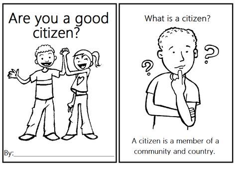 Free home school printable coloring book about what a good citizen is… Citizenship Activities, Social Studies Communities, Citizenship Lessons, 3rd Grade Social Studies, Kindergarten Social Studies, Social Studies Unit, Homeschool Social Studies, Social Studies Worksheets, Social Studies Elementary