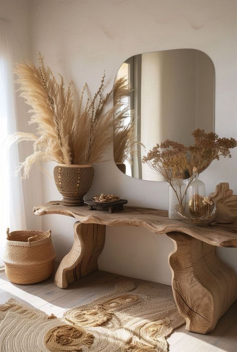 Boho Hallway, Art Deco Living Room, Earthy Home, Boho Bathroom Decor, Boho Interior Design, Art Deco Bedroom, Hallway Design, Hallway Designs, Stil Boho