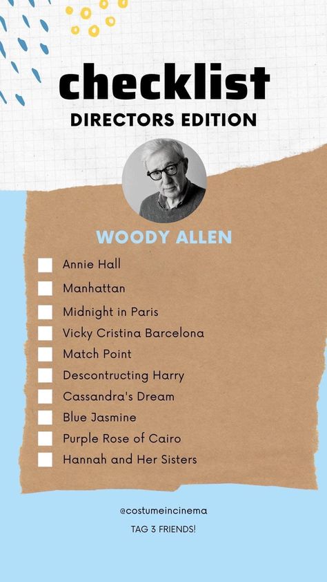 Woody Allen Poster, Action Movies To Watch, Hannah And Her Sisters, Woody Allen Movies, Movie To Watch List, Foreign Movies, New Movies To Watch, Best Movie Posters, Movie Directors