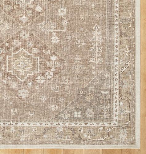 Neutral Rugs | Rejuvenation Neutral Area Rugs, Interior Design Resources, Bright Patterns, Free Interior Design, Dining Room Rug, Neutral Palette, Neutral Rugs, Neutral Colour Palette, Floral Rug