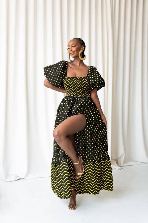 Chitenge Outfits, African Print Maxi Dress, Ankara Dress Designs, African Print Dress Ankara, Afrikaanse Mode, African Inspired Clothing, African Wear Dresses, African Print Dress Designs, African Fashion Traditional