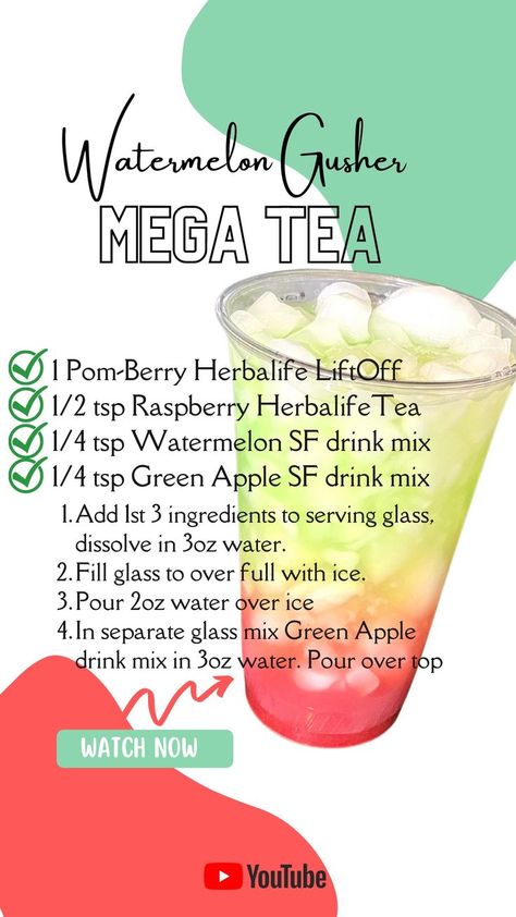 Mega Tea Recipes Herbalife, Herbalife Drink Mix Recipes, Simple Herbalife Tea Recipes, Herbalife Shake Benefits, Herbalife Teas With Liftoff, Herbalife Recipes Tea, Herbalife Tea Recipes With Liftoff And Beauty Booster, Mexican Lollipop Herbalife Tea, Sour Herbalife Tea Recipes