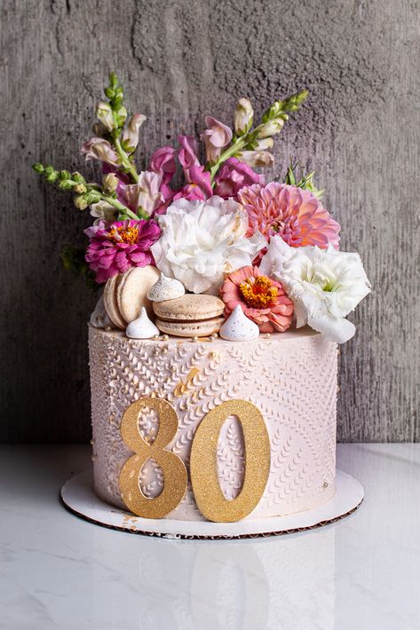 80th birthday cake 80th Bday Decorations, 80tj Birthday Cake, 80th Birthday Flower Theme, 80th Birthday High Tea, 80th Female Birthday Ideas, 80th Birthday Flowers, 80th Birthday Party Table Decorations Centerpiece Ideas, 85 Birthday Cake Women, 80 Cake Ideas