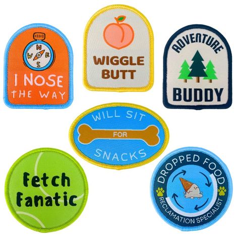 PRICES MAY VARY. Playful and Quirky Designs: Our Funny Dog Patches feature playful and quirky designs that capture the lovable and humorous nature of our canine companions. From witty dog sayings to charming illustrations, each patch is crafted to bring a smile to your face and showcase your love for dogs with a dash of humor. Durable Embroidery for Longevity: Crafted with precision and care, these patches boast durable embroidery that ensures longevity and resilience. Attach them to your jacket Pet Embroidery, Dog Marketing, Service Dog Patches, Cute Dog Tags, Dog Sayings, Dog Collar Charms, Sticker Inspo, Dog Cafe, Dog Patch