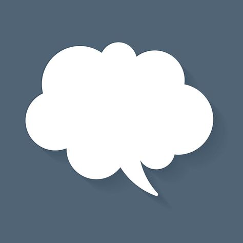 Free vector announcement speech bubble v... | Free Vector #Freepik #freevector #talking-cloud #chat-cloud #speech-cloud #comics-balloon Announcement Icon, Cloud Bubble, Cloud Graphic, Talk Bubble, Chat Bubble, Icon White, Black Background Wallpaper, White Flat, Speech Bubble