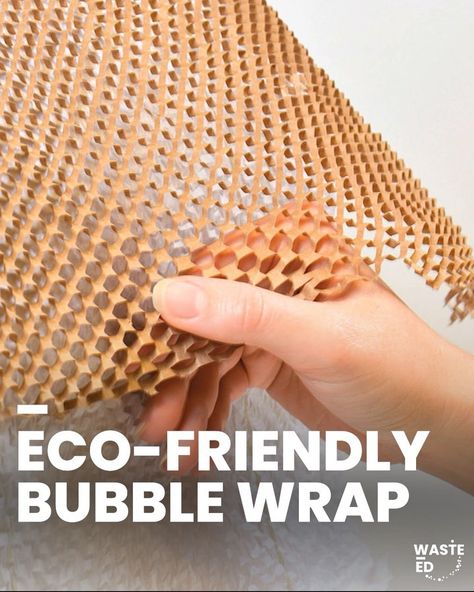 Waste-Ed on Instagram: “Hands off that bubble wrap! This eco-friendly paper packaging keeps products safe when shipped and won't pollute our oceans. We're ready to…” Eco Packaging Design, Brown Packing Paper, Paper Mesh, Organic Packaging, Eco Packaging, Corrugated Paper, Honeycomb Paper, Eco Friendly Paper, Eco Friendly Packaging