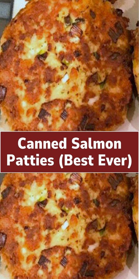 Turn canned salmon into a delightful meal with these Canned Salmon Cakes, Canned Salmon Patties, Canned Salmon Recipes, Salmon Cakes Recipe, Salmon Recipes Baked Healthy, Seafood Dish Recipes, Salmon Croquettes, Canned Salmon, Salmon Patties Recipe