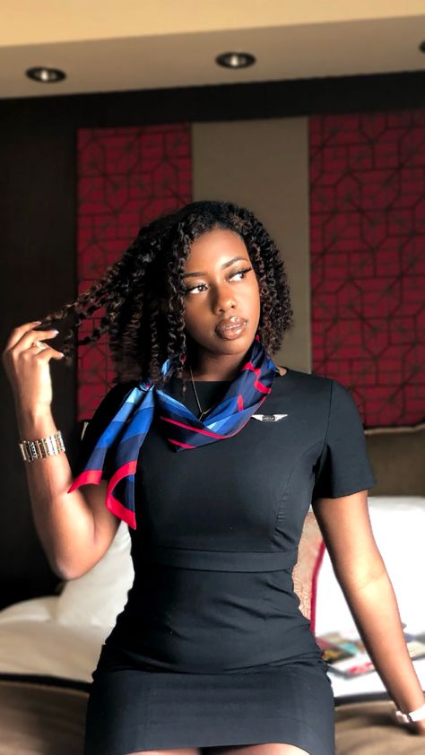 #flightattendant #flightattendantlife #flightcrew #naturalhairstyles #airhostess #cabincrew #hostesses #socialite Hairstyles Braids Black Women, Hairstyles Braids Black, Stevie Shay, Windy City Series, Braids Black Women, Air Hostess Uniform, Liz Tomforde, Natural Hair Wedding, Flight Girls