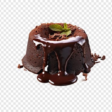 Delicious chocolate lava cake isolated o... | Premium Psd #Freepik #psd #close #black #white #ice Choco Lava Cake, Choco Lava, Molten Cake, Chocolate Lava, Chocolate Lava Cake, Lava Cake, Cake Logo, Cake Photography, Lava Cakes