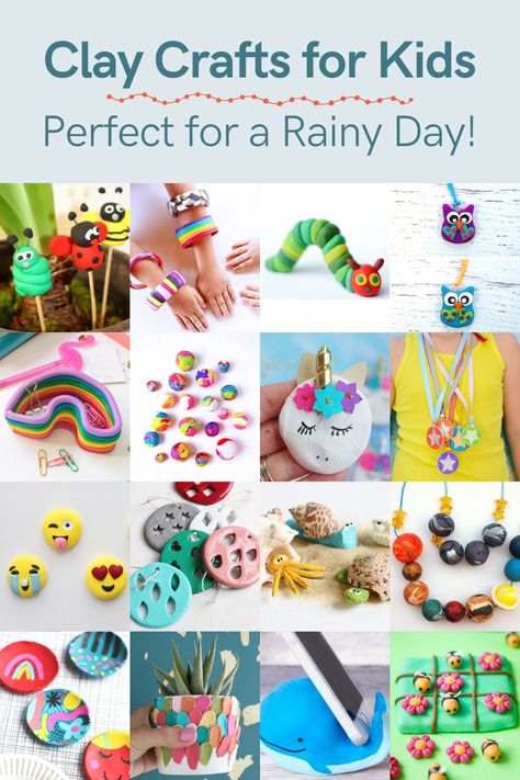 Keep the kids busy on a rainy day with one of these fun clay crafts for kids. There is something for everyone on this list! Modeling Clay Ideas For Preschool, Clay Kindergarten Projects, Clay For Kindergarten, Moldable Clay Ideas, Model Magic Clay Ideas For Kids, Polymer Clay Kids Projects, Fun Clay Crafts, Kids Polymer Clay Ideas, Kid Clay Projects