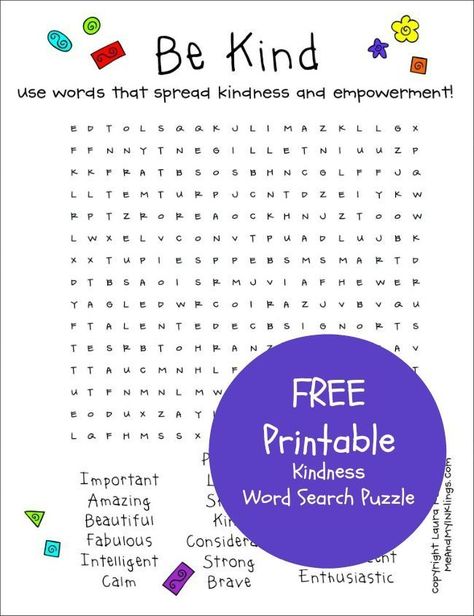 Spread kindness and empowerment with this free printable word search puzzle. This word search is filled with great words to complete “I AM…..” statements!   #kidsactivity #spreadkindness #kindnessactivity #empowermentactivity #free #printablefun #printablepuzzle #wordsearch Kids Word Puzzles, Bible Word Searches Free Printable, Kindness Worksheets Free Printable, Spring Word Search Free Printable, Kind Words List, World Kindness Day Activities Kids, Bible Word Search Free Printable, Kindness Month, Kindness Crafts