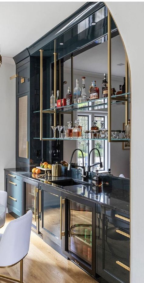 Bar Lounge Room, Home Wet Bar, Home Bar Areas, Home Bar Rooms, Modern Home Bar, Home Bar Design, Bar Interior Design, Bar Designs, Home Bar Designs