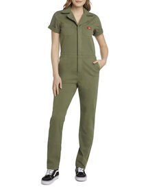 Dickies Jumpsuit, Olive Jumpsuit, Minimal Outfit, Overalls Women, Work Looks, Girls Jeans, Hot Topic, Summer Looks, Jumpsuits For Women