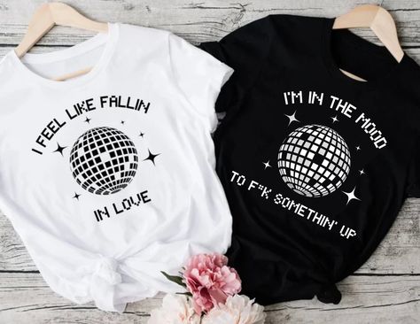 I feel like falling in love bachelorette party shirts, feyonce bachelorette, drunk in love bachelorette Brides Last Disco, Disco Cowgirl Bachelorette, Beyonce Concert Outfit, Beyonce Concert, Bachelorette T Shirt, Bridesmaid Tshirts, Bachelorette Tshirts, Cowgirl Bachelorette, Disco Cowgirl