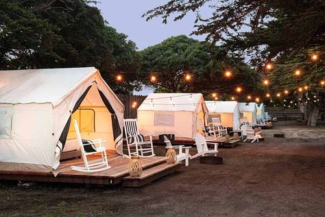 Yurt Ideas, Glamping California, Glamping Ideas, Rv Resorts, Rv Campsite, Camping Planning, Camping Site, Bali Beach, Glamping Resorts