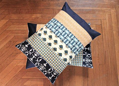 Diy Pillow Shams, Quilted Pillow Case, Quilted Pillowcase, Pillowcase Tutorial, Maureen Cracknell, Beginner Quilting Projects, Quilt Pillow Case, Quilted Pillow Sham, Pillows Living Room