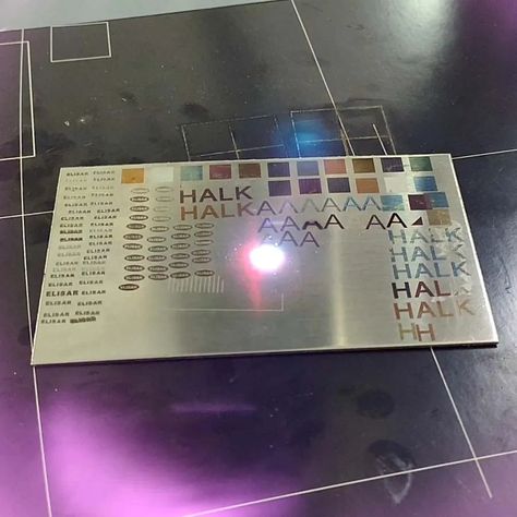 Mopa Laser Marking Color on Metal Steel - Projects - Marking Samples - Linxuan Laser Engraving Machine Ideas, Fiber Laser Engraving Ideas, Steel Projects, Engraving Ideas, Machining Projects, Laser Marking, Color Jewelry, Car Dashboard, Animal Ears