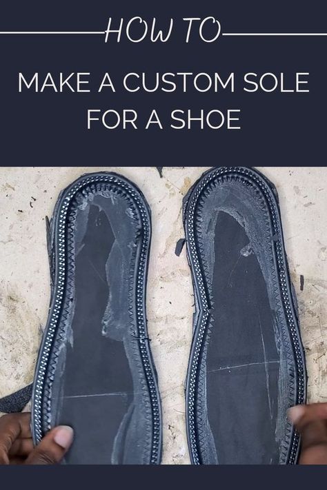 This is a DIY video on how to make a custom sole for a shoe. How To Make Slippers, Homemade Shoes, Make Your Own Shoes, How To Make Leather, Diy Sandals, Canvas Loafers, Earth Shoes, Shoe Sole, Crochet Clothing