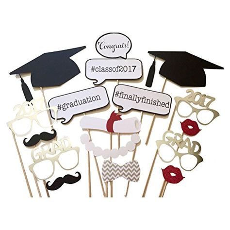 Graduation Party Photo Booth Props, Graduation Party Photo Booth, Graduation Photo Props, Graduation Photo Booth Props, Graduation Photo Booth, Party Photo Booth Props, Graduation Party High, Doctor Graduation, Graduation Party Planning