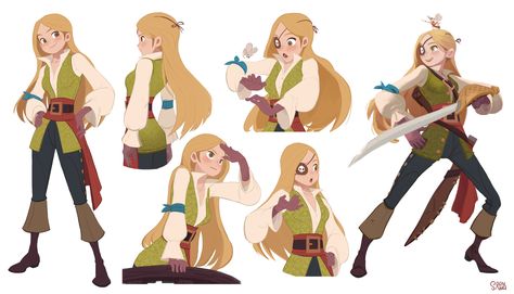 Soonsang world studio, 2017  The sea king contest "Luna"  https://www.facebook.com/soonsang.hong.54 Hong Soonsang, Hooded Character, Brat Pack, Character Design Cartoon, Sherwood Forest, King Richard, 캐릭터 드로잉, Poses References, Arte Fantasy