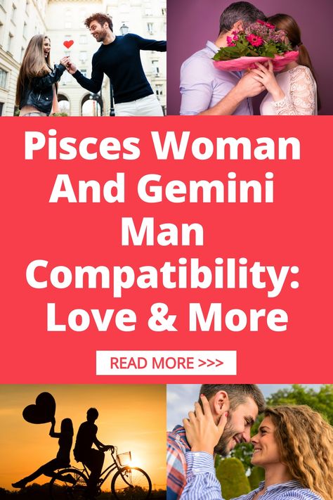 Explore the compatibility between a Pisces woman and Gemini man. Discover insights on love and more with this insightful guide. Learn about the strengths, challenges, and potential of this dynamic astrological match. Dive deep into the unique connection that can blossom between these two zodiac signs through understanding their traits and behaviors. Whether you're a Pisces woman or interested in a Gemini man, this guide offers valuable perspectives on navigating relationships with clarity and aw Libra And Scorpio Compatibility, Aries And Aquarius Compatibility, Aquarius Compatibility, Scorpio Compatibility, Sagittarius Compatibility, Aquarius Man, Gemini And Sagittarius, Relationship Compatibility, Aries And Aquarius