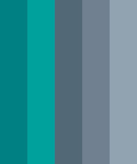 Emerald Turquoise Colour, Grey And Teal Color Palette, Teal And Gray Color Palette, Color Palette With Grey, Teal And Grey Bedroom, Grey Pallet, Teal Color Scheme, Gray Pallet, Teal And Magenta