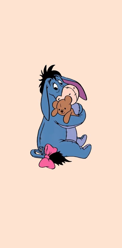 Eeyore Lockscreen, Tigger Christmas Wallpaper, Winnie The Pooh Home Screen, Eore Winnie The Pooh Eeyore, Eeyore Wallpapers, Eeyore Wallpaper Aesthetic, Eeyore Wallpaper Iphone, Donkey From Winnie The Pooh, Eeyore Wallpaper